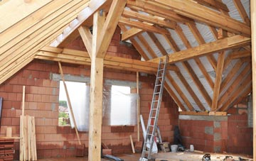 Steeleroad End attic trusses
